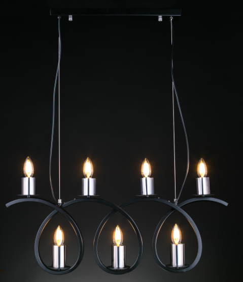 

Люстра на 7 свечей в форме спирали (FZ003/7) (SL00386)