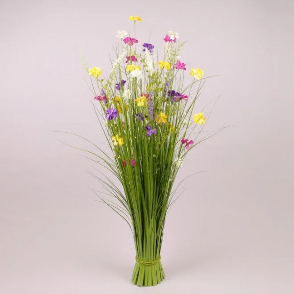 

Композиция декоративная Трава с цветами 102 см. Flora 72902
