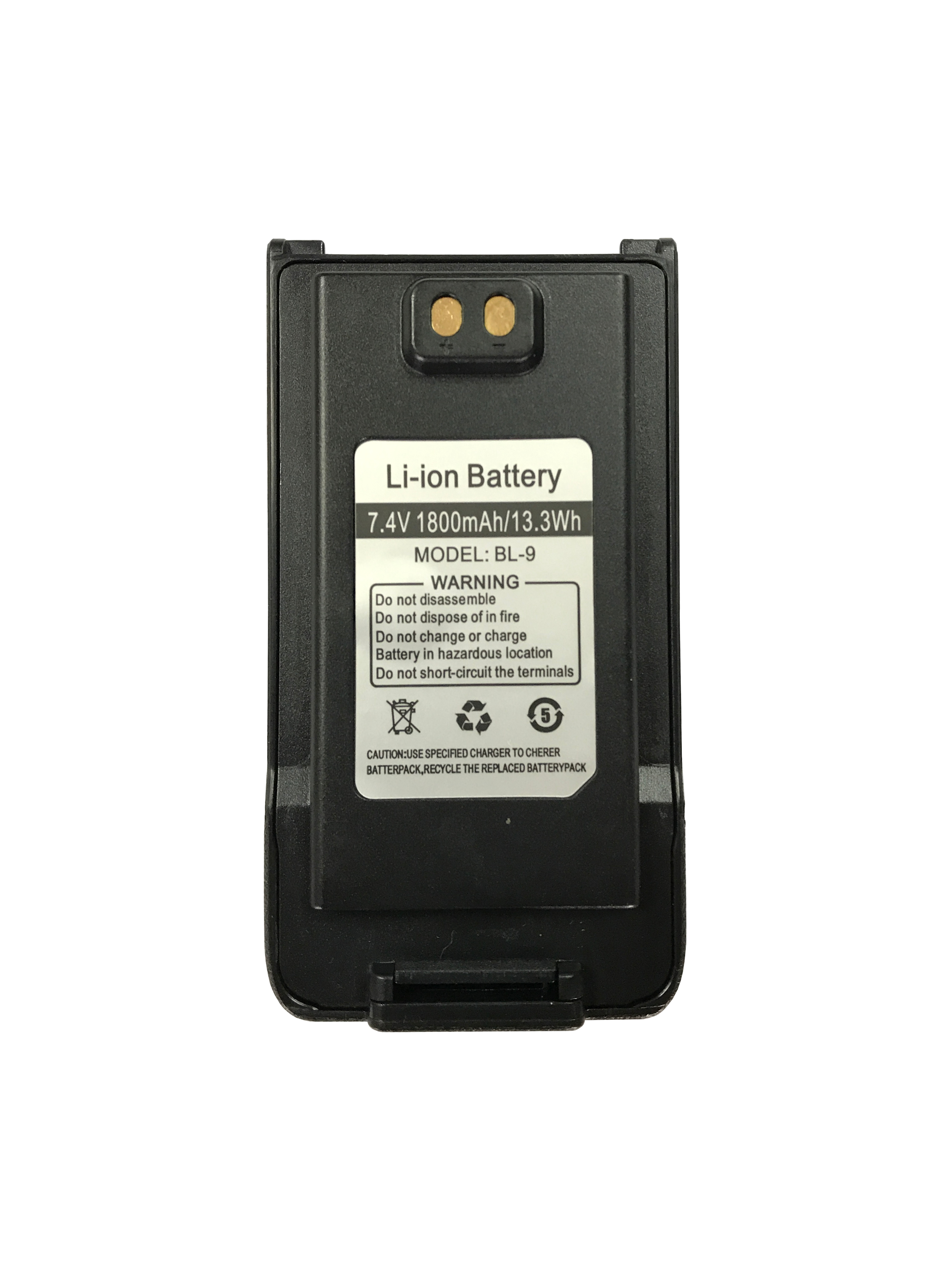 

Аккумулятор для Baofeng T-57 Std Capacity 1800mAh(BL-9)