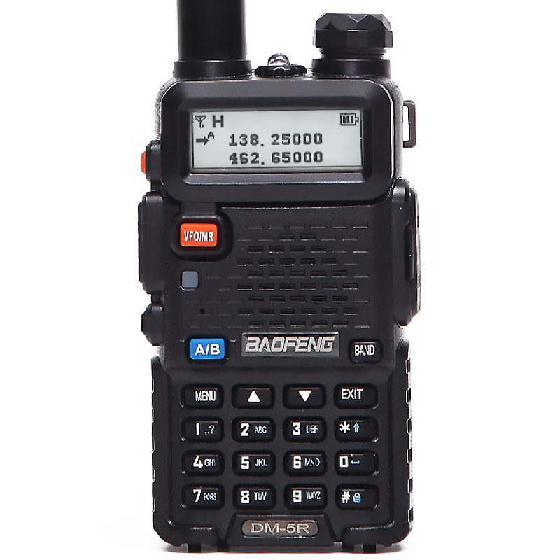 

Рация Baofeng DM-5R Tier1+Tier2, 5 Ватт, батарея 2200 мАч, Black