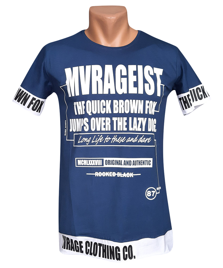 

Мужская футболка из хлопка Vip Star Collection 5951  цвет синий, Мужская футболка из хлопка Vip Star Collection 5951 L цвет синий