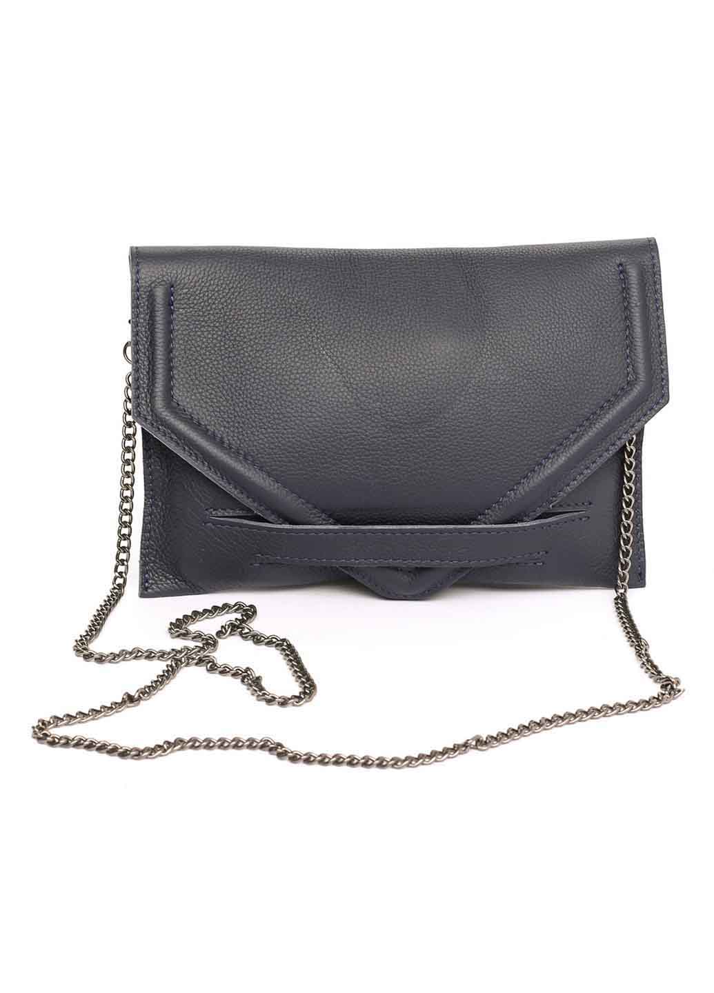

Клатч Italian Bags 9031_dark_blue Кожаный Синий