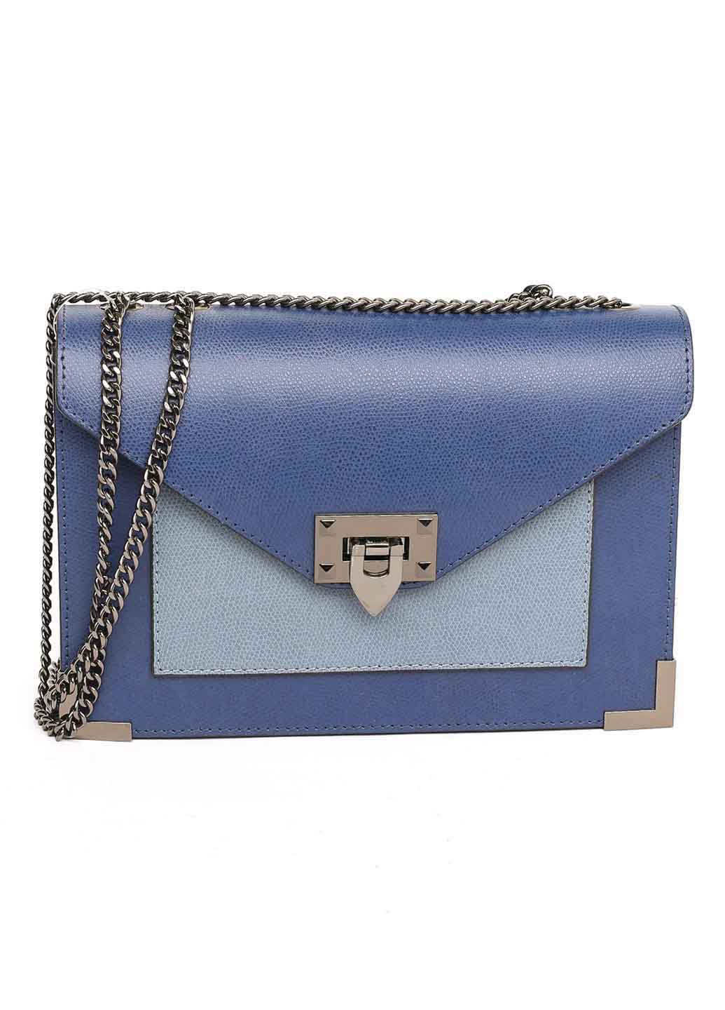 

Клатч Italian Bags 1039_sky Кожаный Синий