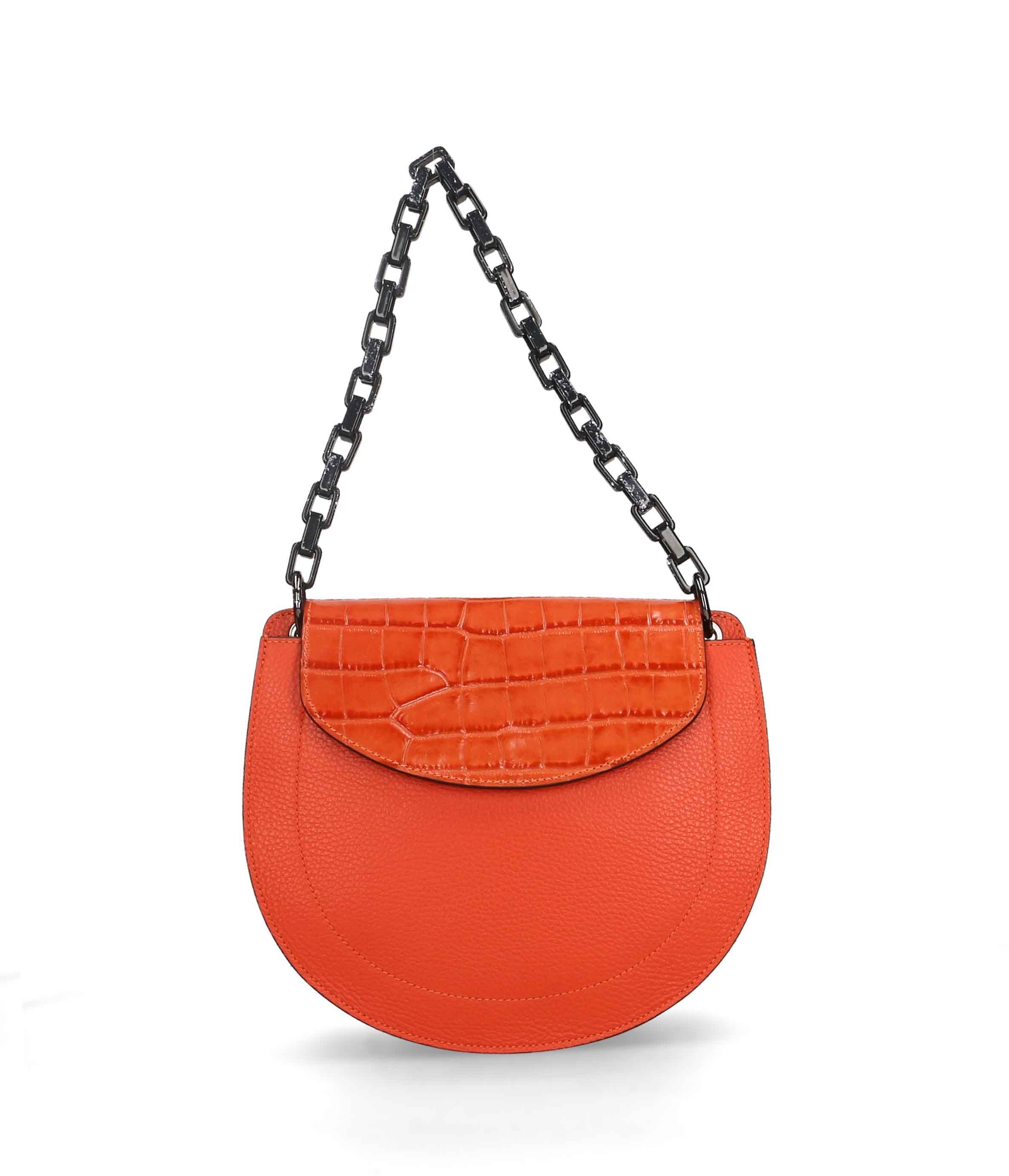 

Клатч Italian Bags 1966_papaya Кожаный Оранжевый