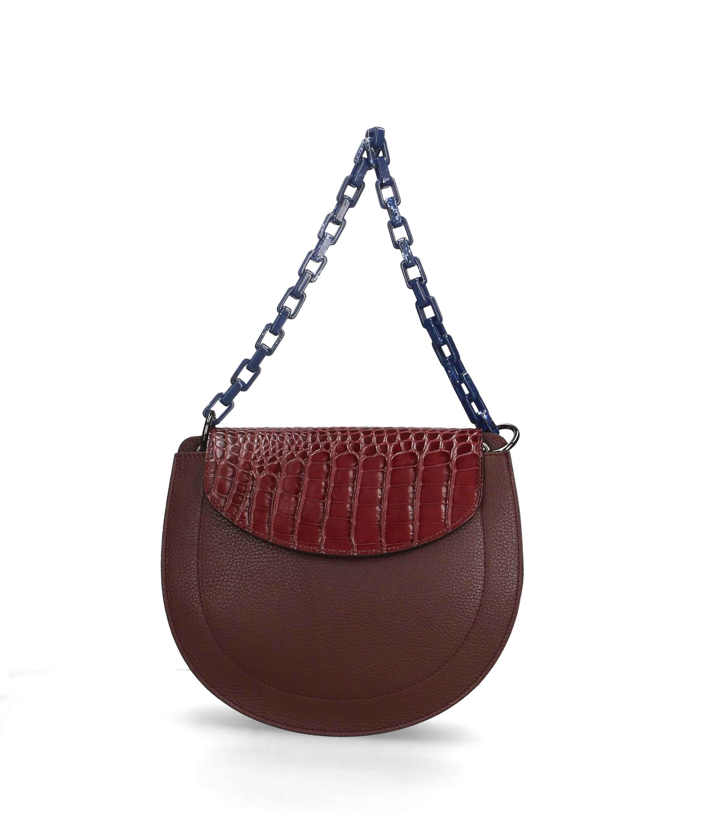

Клатч Italian Bags 1966_bordo Кожаный Бордовый