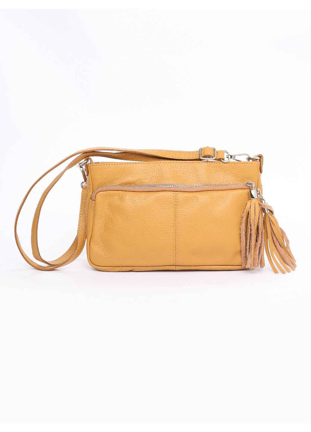 

Клатч Italian Bags 10006_cuoio Кожаный Коньячный