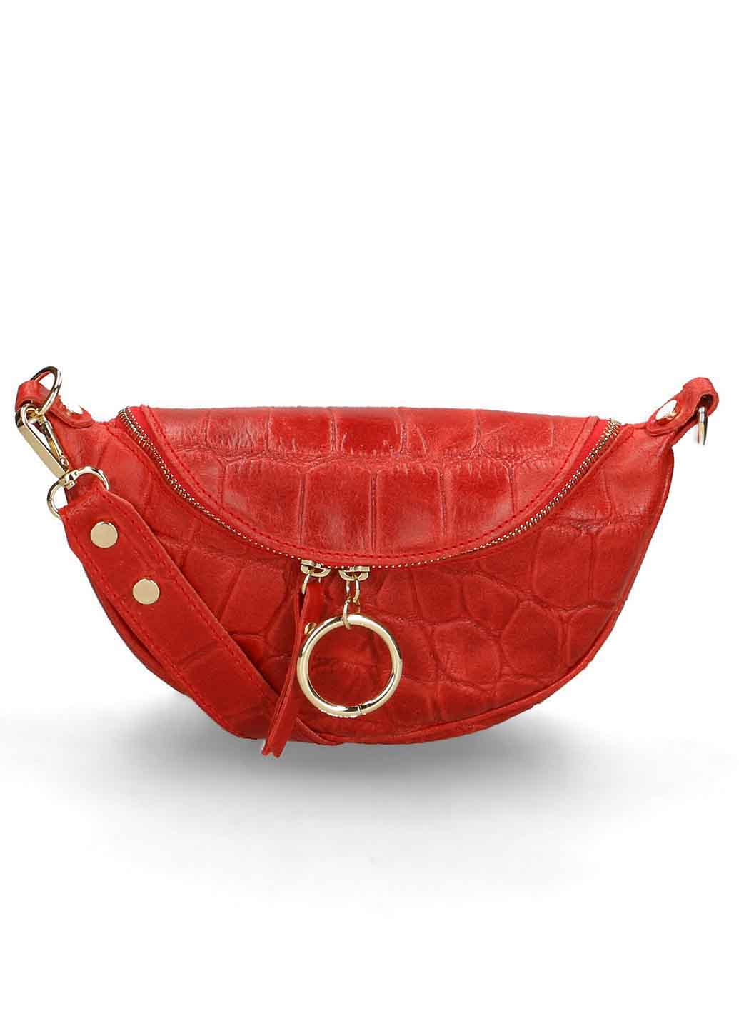 

Клатч Italian Bags 11697_red Кожаный Красный