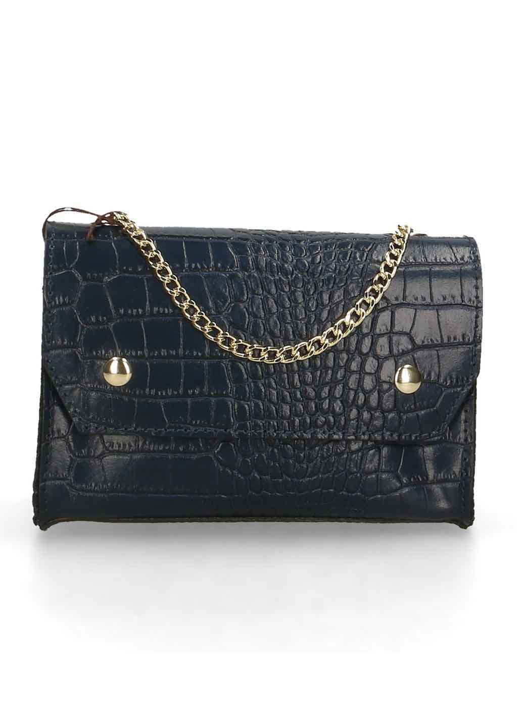

Клатч Italian Bags 532177_blue Кожаный Синий