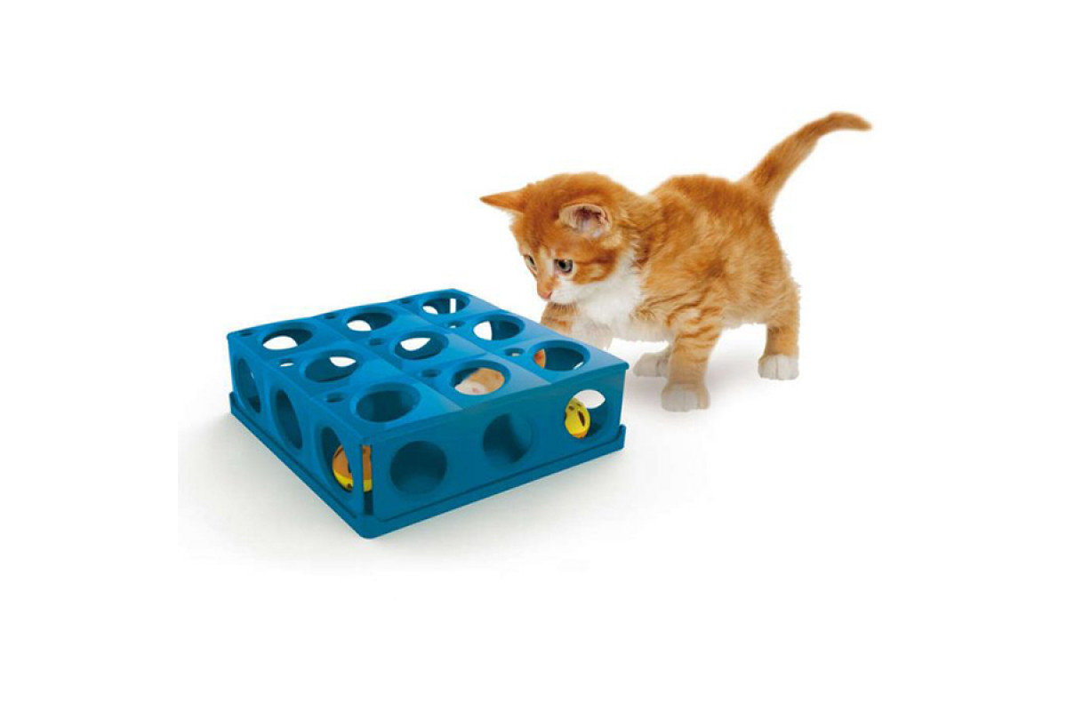 

Игрушка Georplast Tricky с шариком для кошек 25 x 25 x 9 см