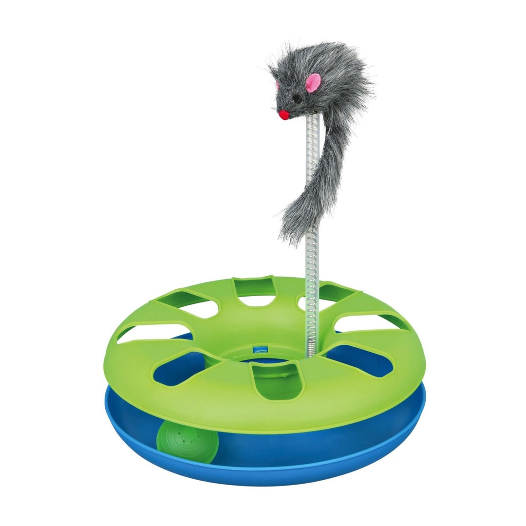 

Игрушка для кошек Trixie Трек игровой с мышкой Crazy Circle d=24 см, h=29 см