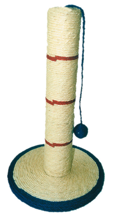 

Когтеточка CROCI SISAL CON BASE столбик с игрушкой 30x30x52 см