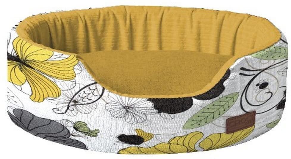 

Лежанка для собак Croci COZY FLO 85x66x23 см цветы