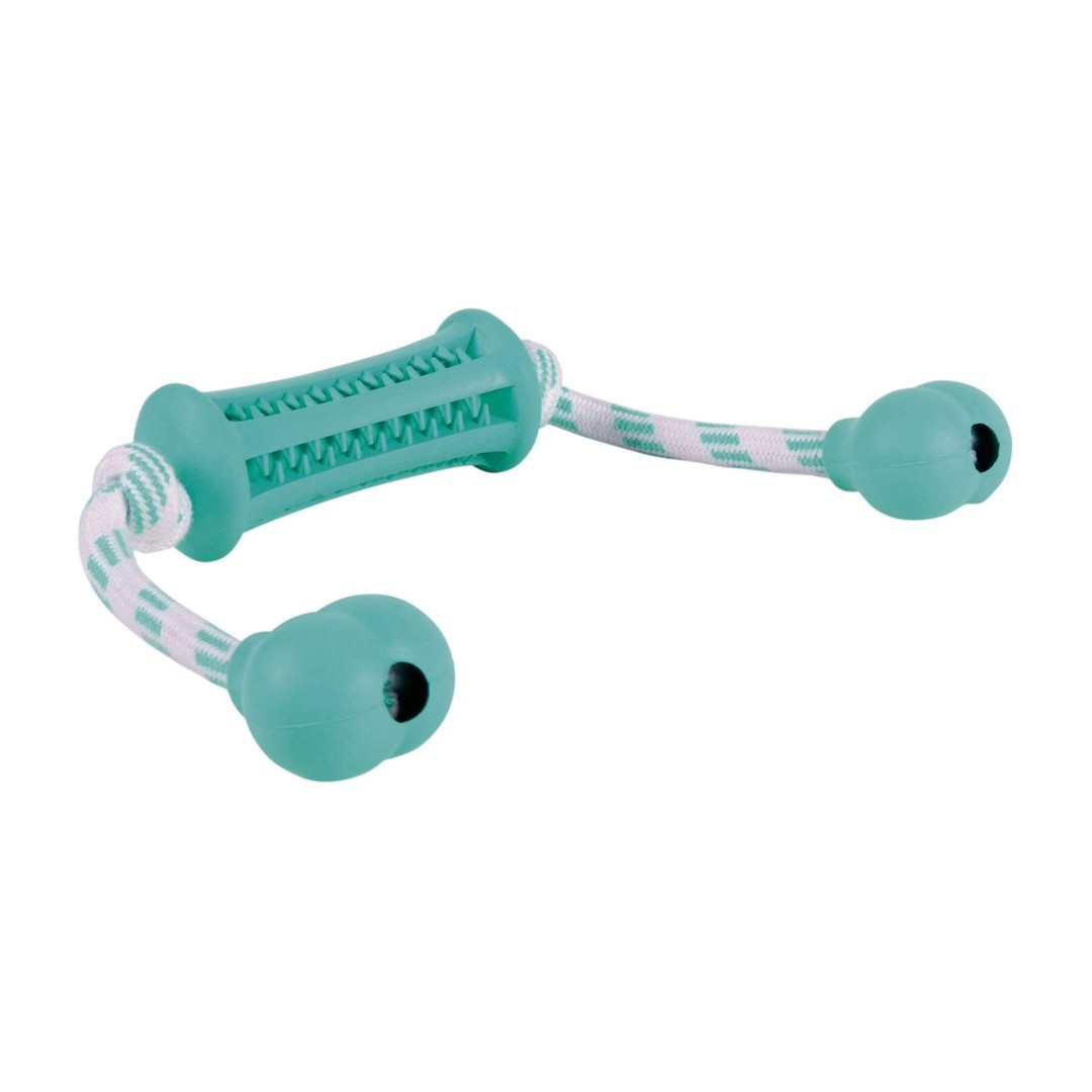 

Игрушка для собак Trixie Палка резиновая с ручками Denta Fun 37 см