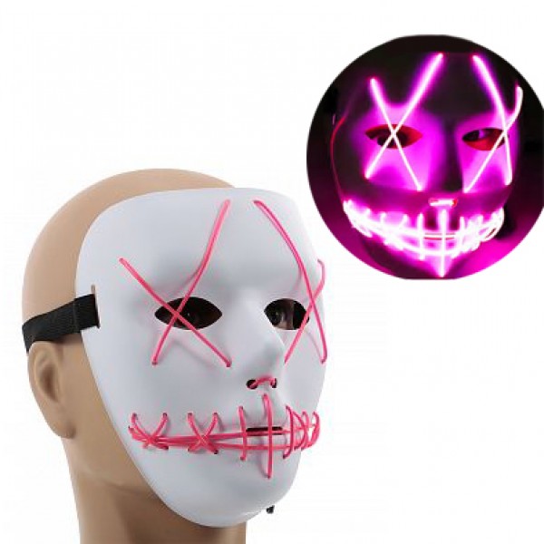 

Неоновая Маска для вечеринок с подсветкой Led Mask 1 Pink - 149769