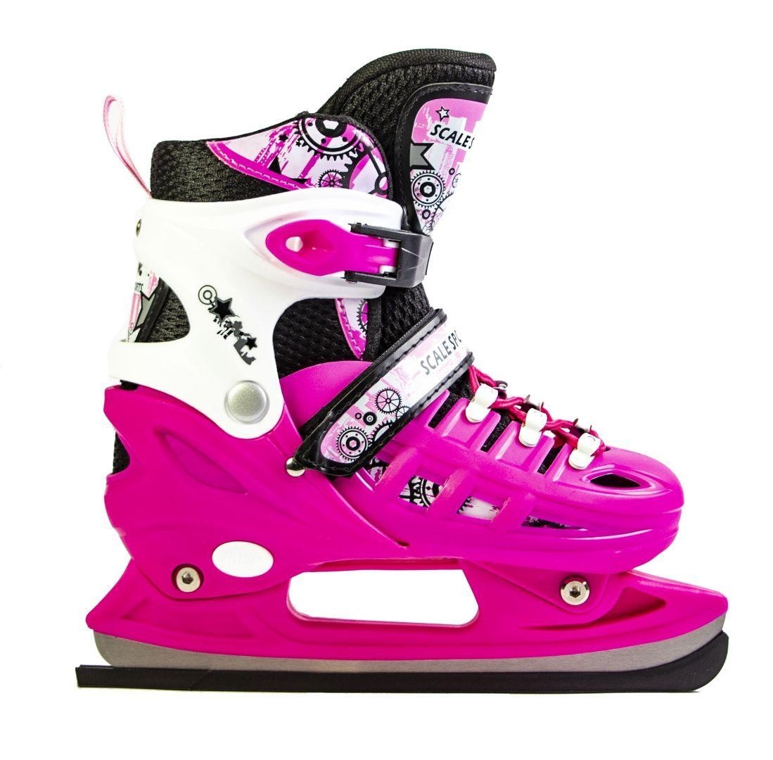 

Коньки раздвижные р.29-33 Pink