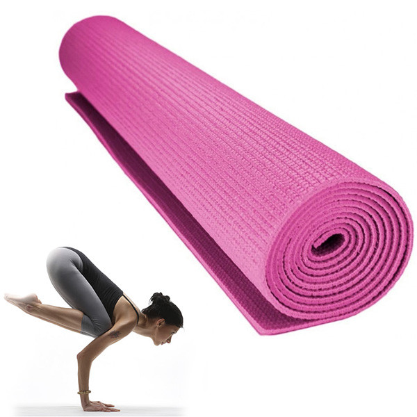 

Коврик для йоги и фитнес Power System Fitness Yoga Розовый