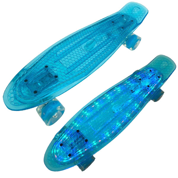 

Пенни борд Best Board 850 cветящаяся дека Синий