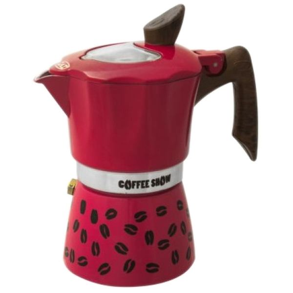 

Гейзерная кофеварка GAT Coffee Show 300 мл 104606 малинова