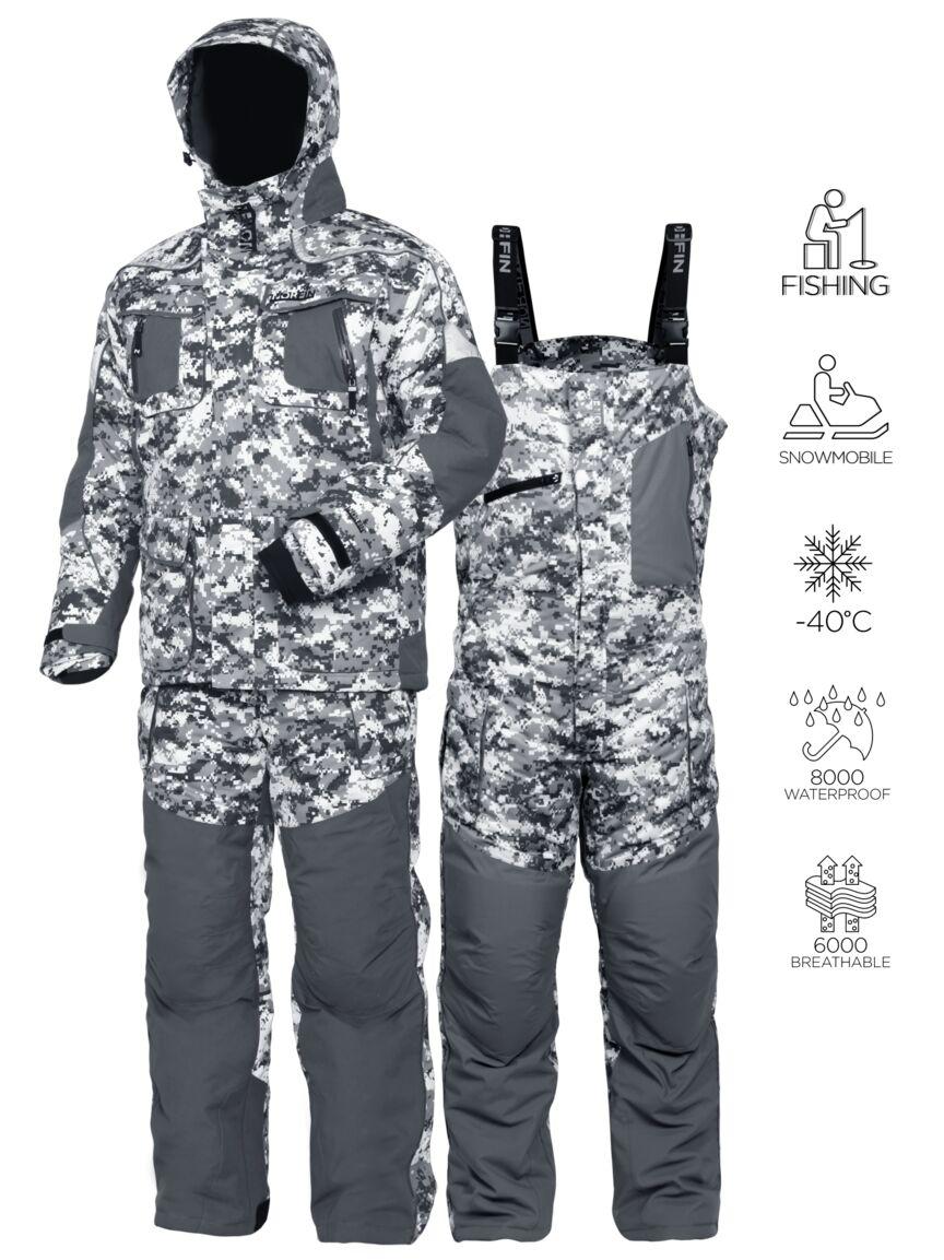 

Kостюм зимний NORFIN EXPLORER CAMO (-40°) размер XXXL
