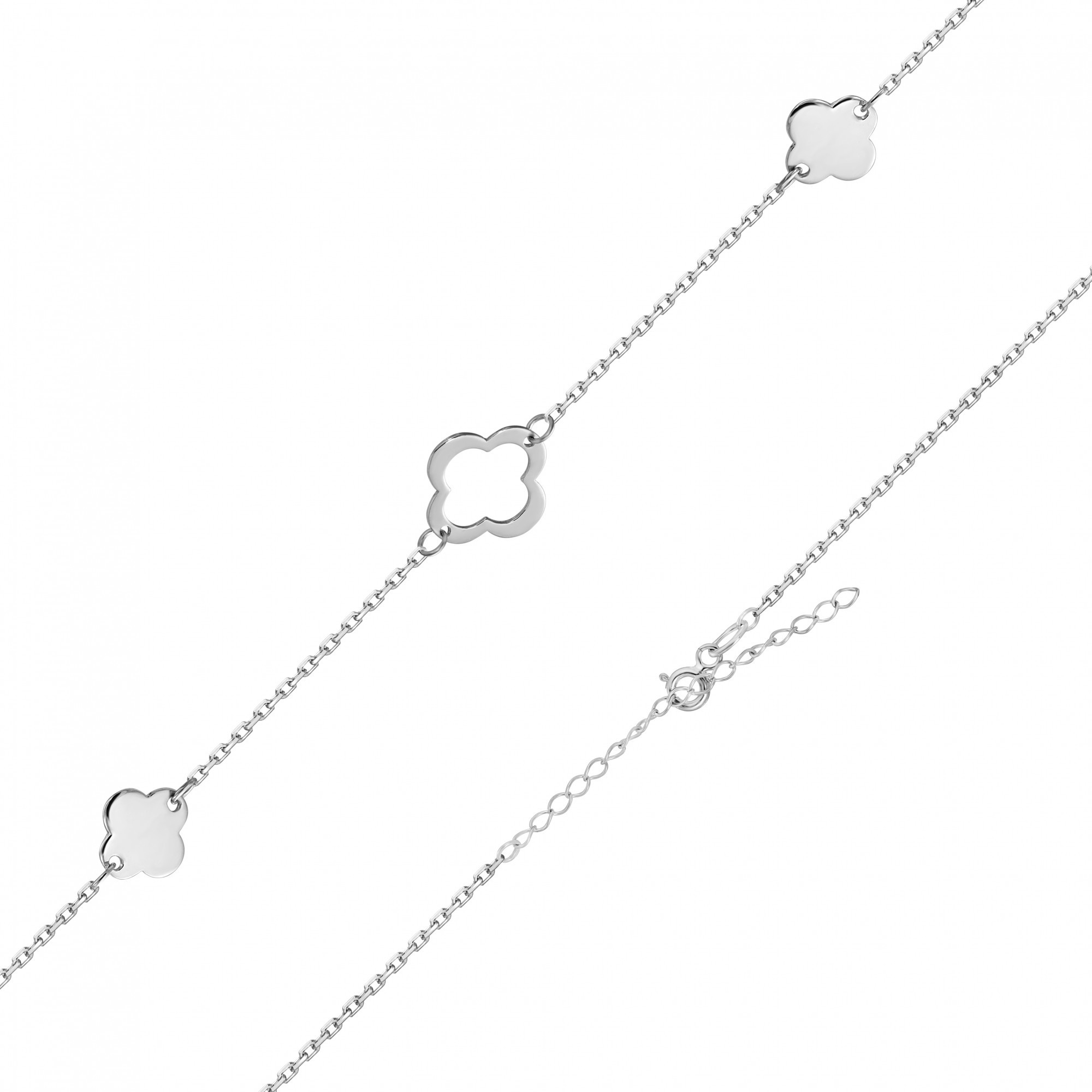 

Серебряный браслет HARMONY с40119 UNI бел c40119