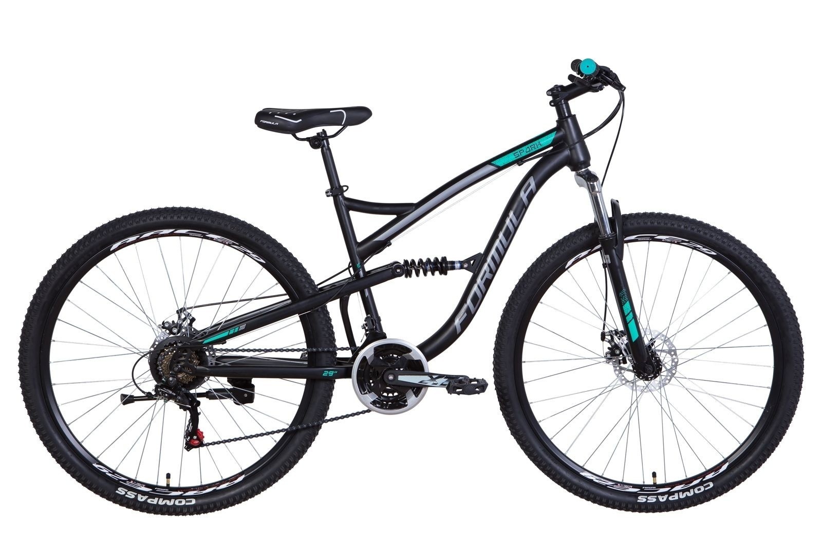 

Велосипед ST 29 Formula SPARK AM2 DD 18 черно-серый 2021