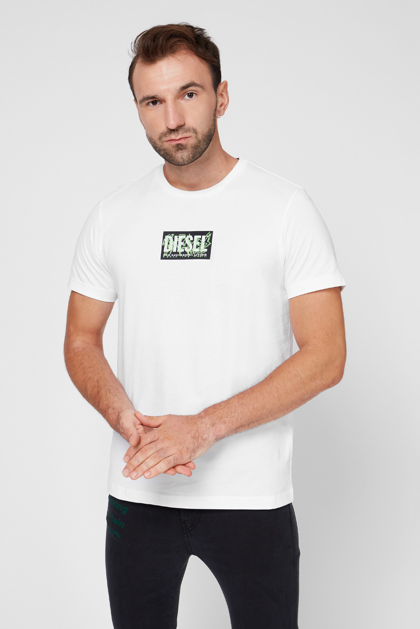 

Мужская белая футболка T-DIEGOS-N34 Diesel L A01420 0BASU