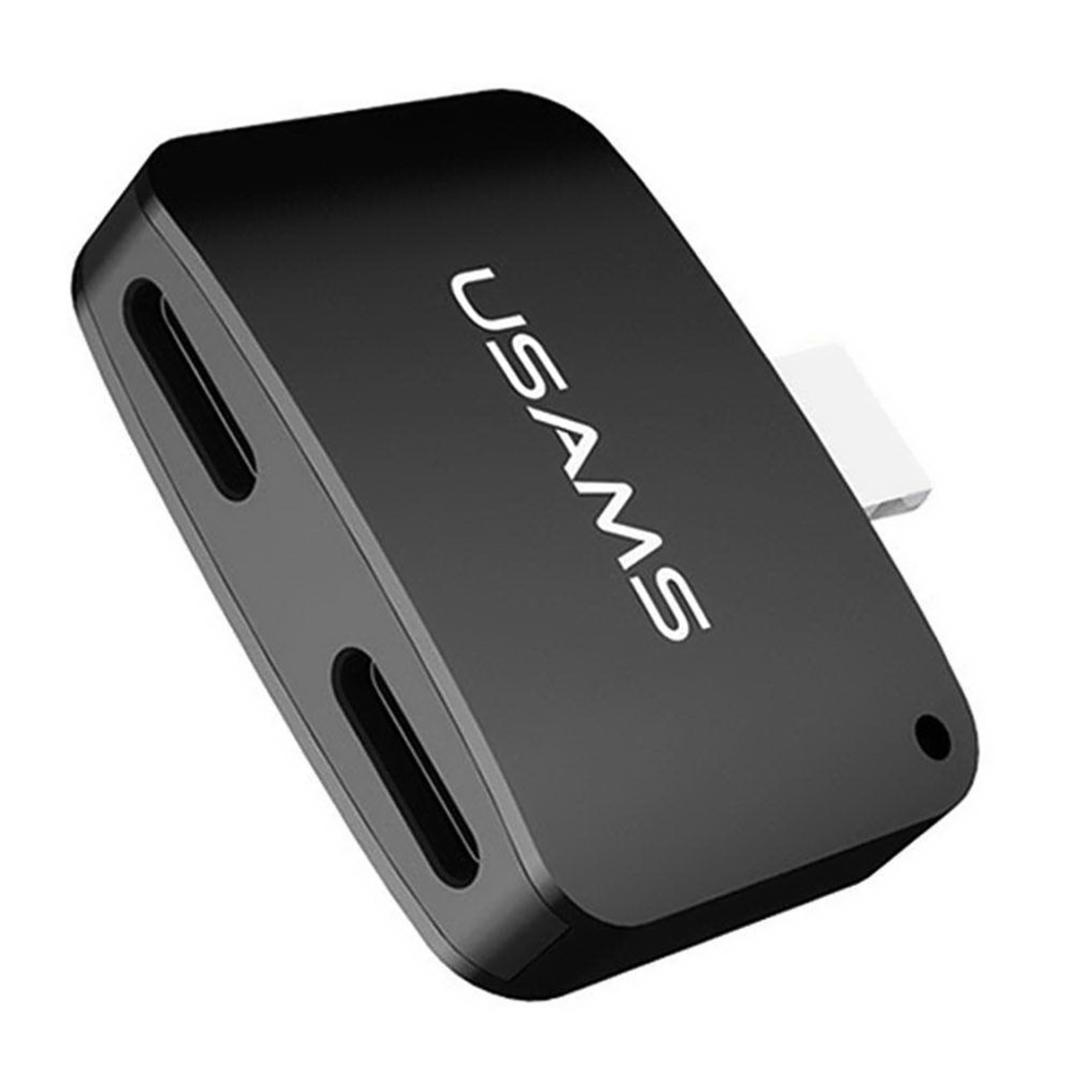 

Переходник Usams US-SJ138 Dual Lightning Adapter Black