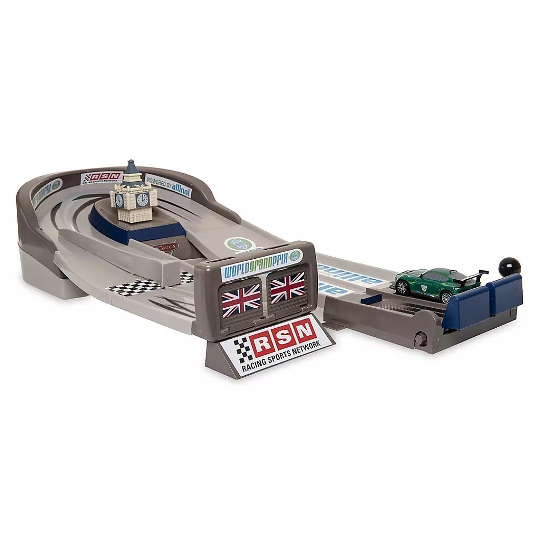 

Игровой набор трек London Raceway Launcher Case with Nigel Gearsley Disney