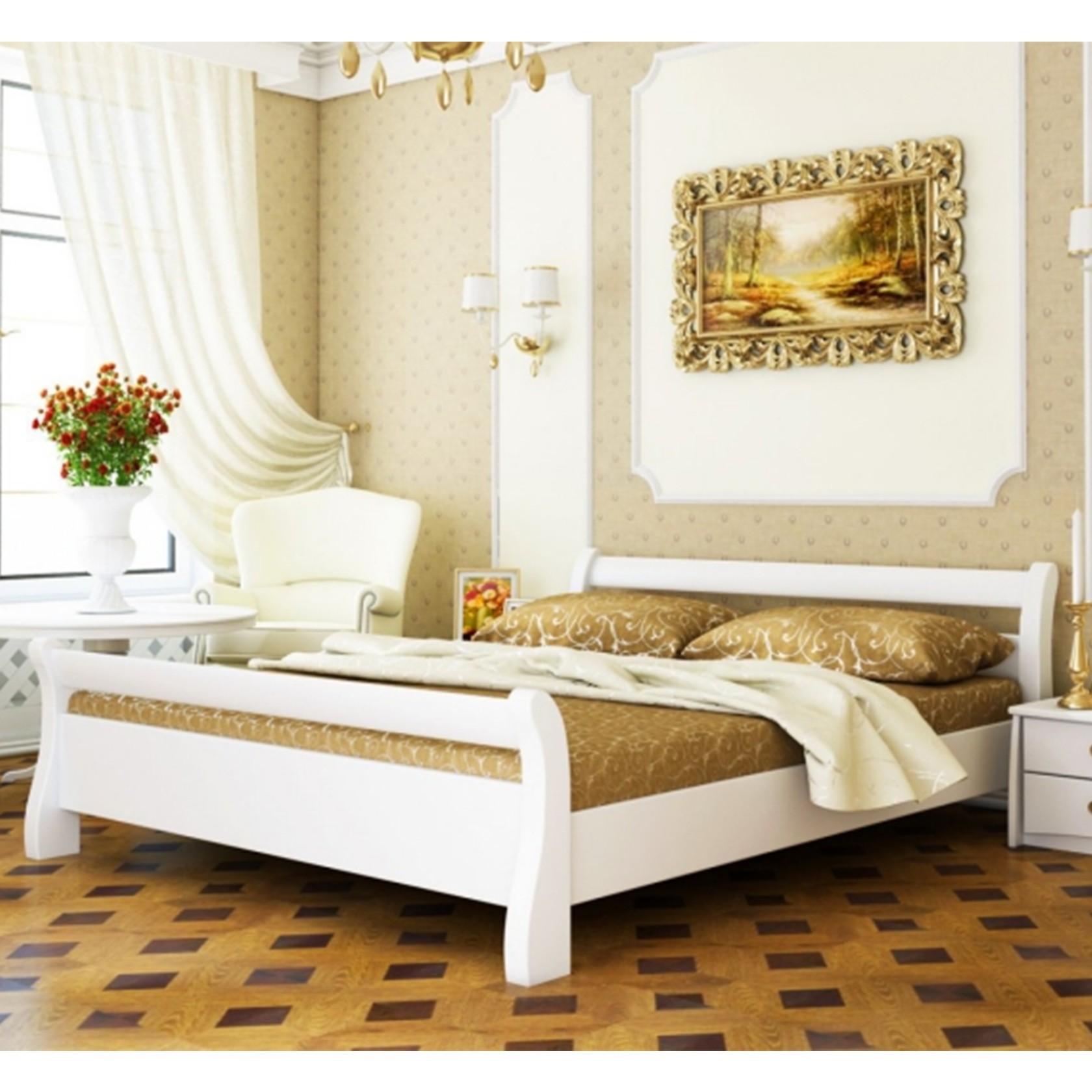 

Кровать Диана Белая 180х200 см 21104_81