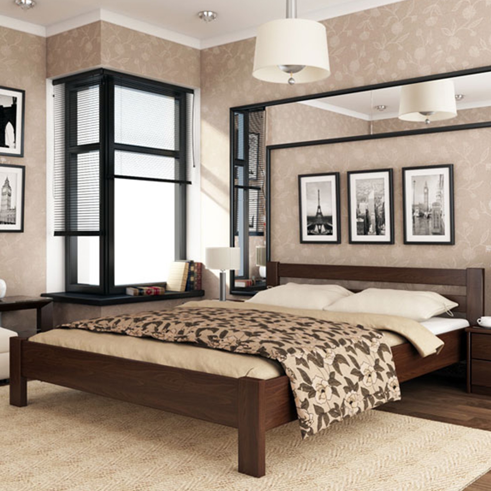 

Кровать Рената Каштан 120х200 см 21108_43