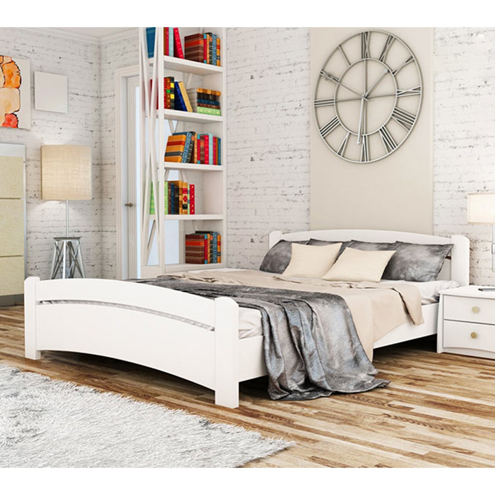 

Кровать Венеция Белая 90х200 см 21102_17