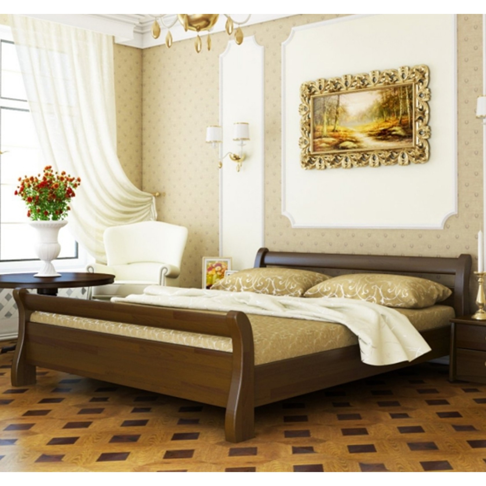 

Кровать Диана Темный орех 120х200 см 21104_39