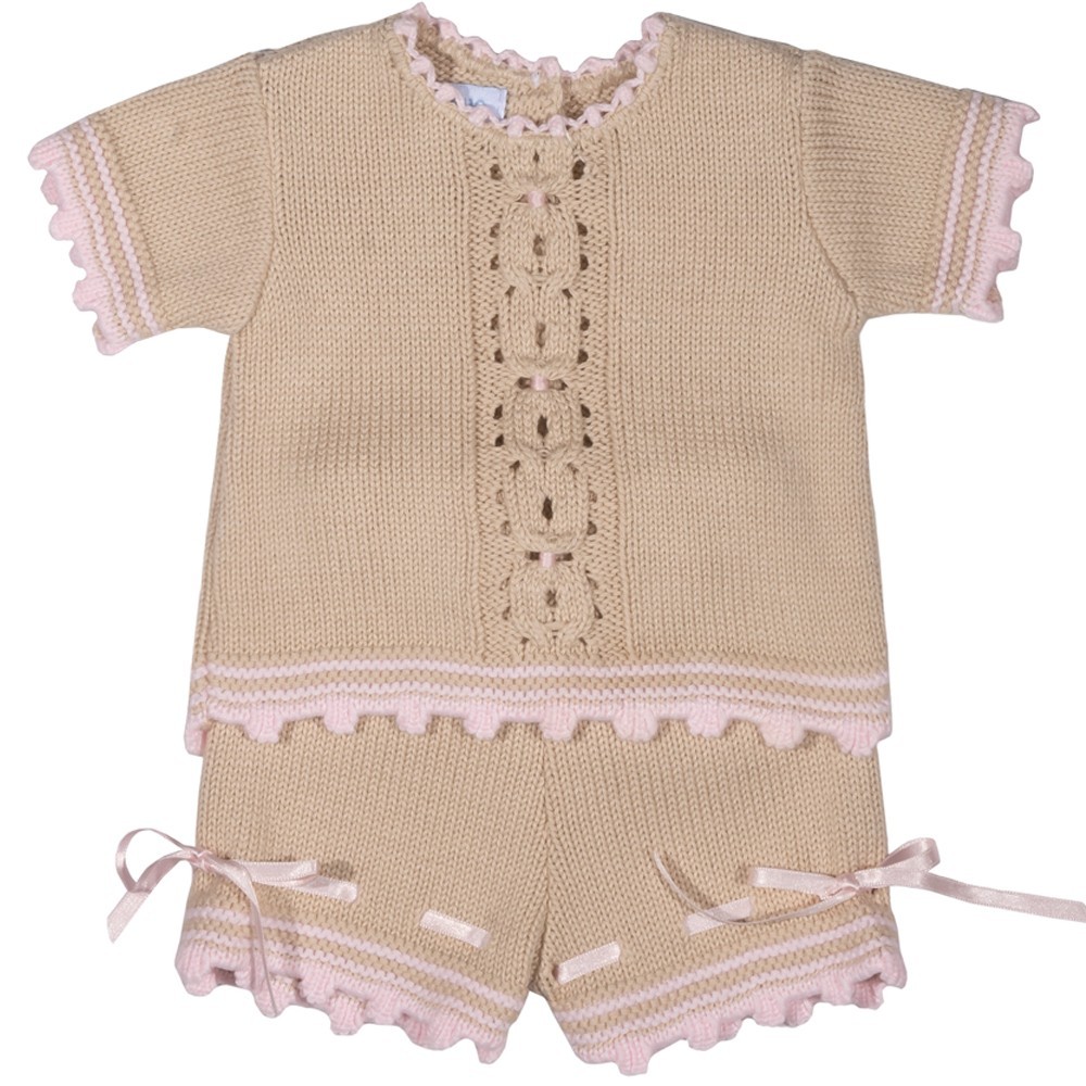 

Костюм : Футболка, шорты FOQUE Bebe (5322) Бежевый M6-68 см