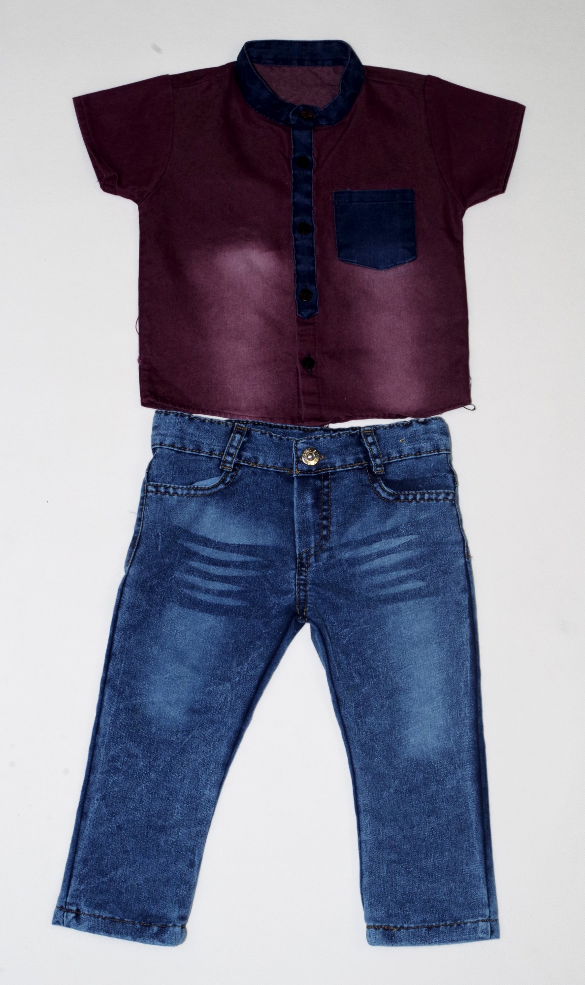 

Комплект джинсовый Tanem 2090 80-86 см Коричневый с синим (2000090)