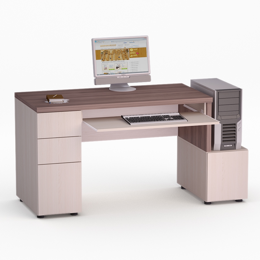 

Компьютерный стол FLASHNIKA Мокос 10 Коимбра/Лимберг