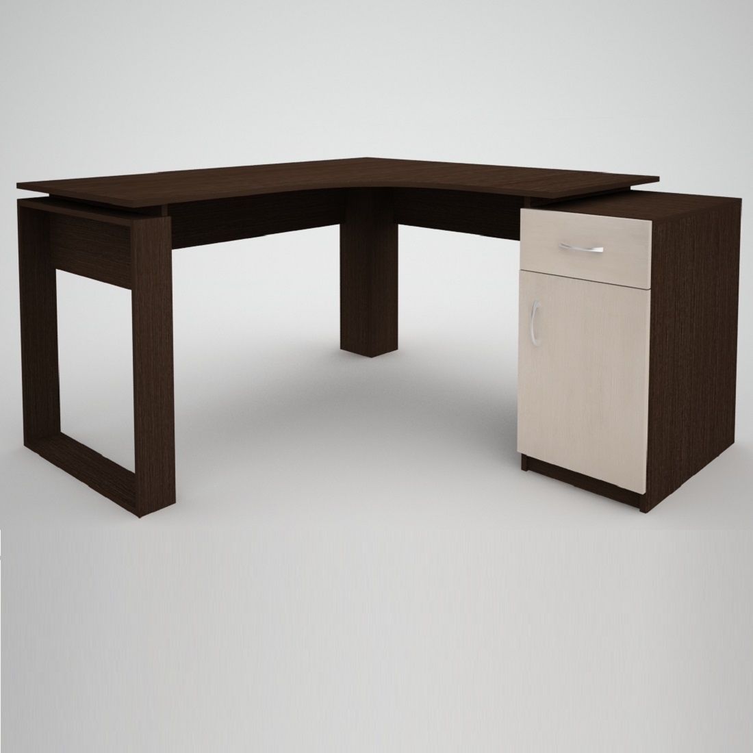 

Стол для офиса FLASHNIKA Эко - 26 (1450мм x 1400мм x 750мм)