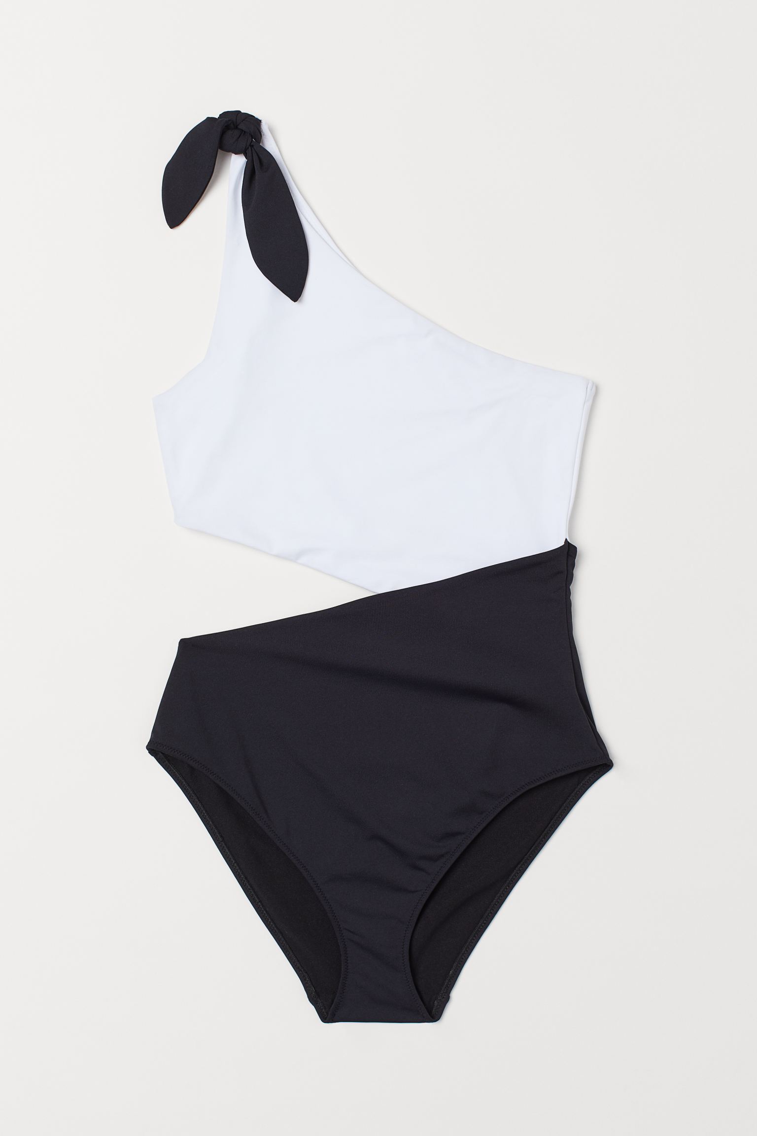 

Купальник слитный женский H&M 411-7878610 38 Черно-белый