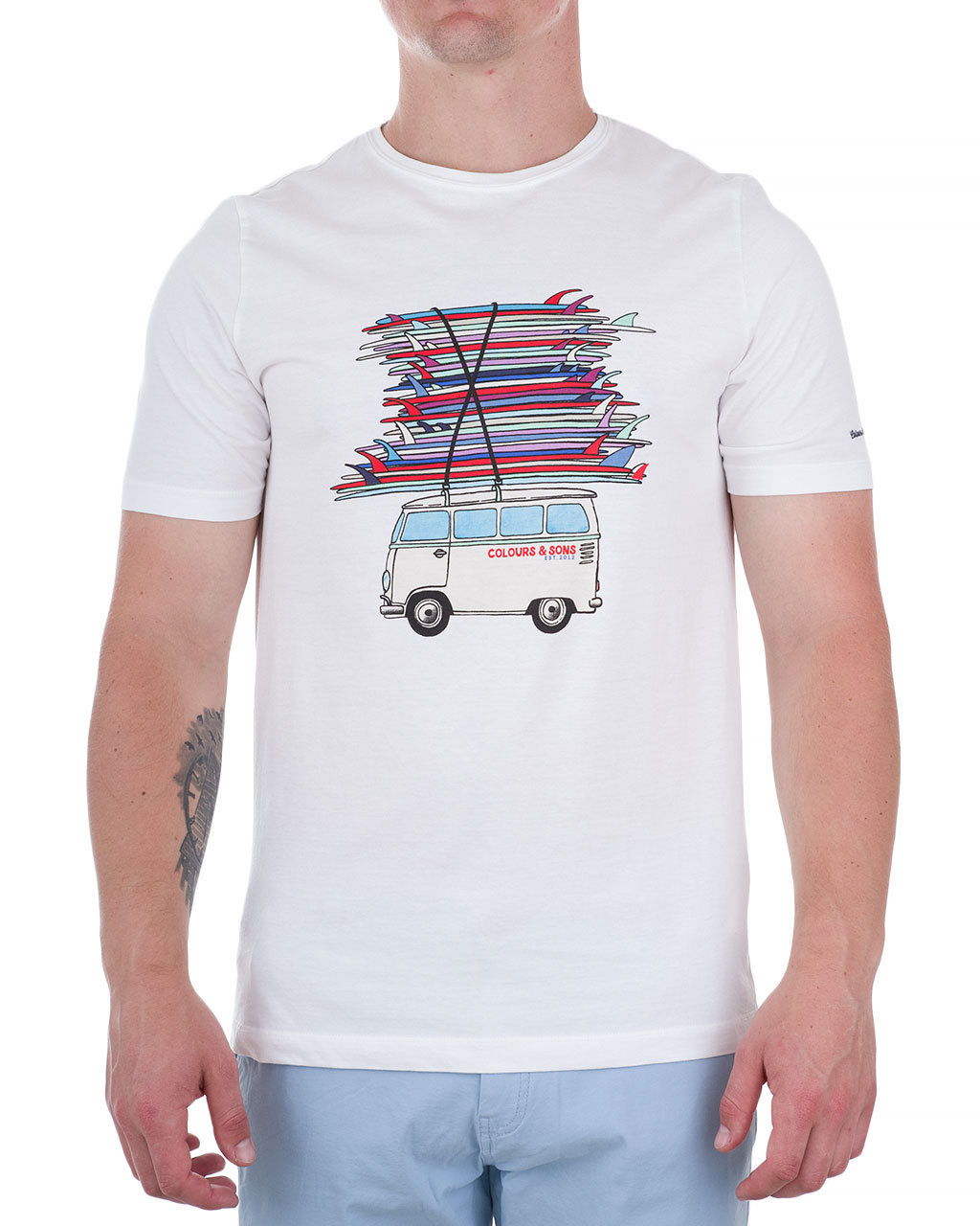 

Футболка чоловіча COLOURS & SONS (9119-475-49/92) Білий, Футболка чоловіча COLOURS & SONS (9119-475-49/92) Білий XL