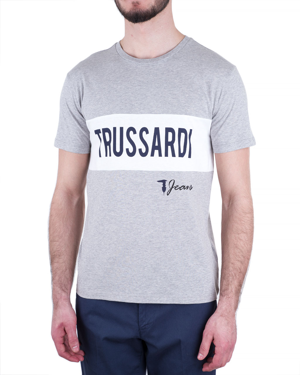 

Футболка чоловіча TRUSSARDI JEANS (52T00253-1T001675-E161/9) Сірий XXL