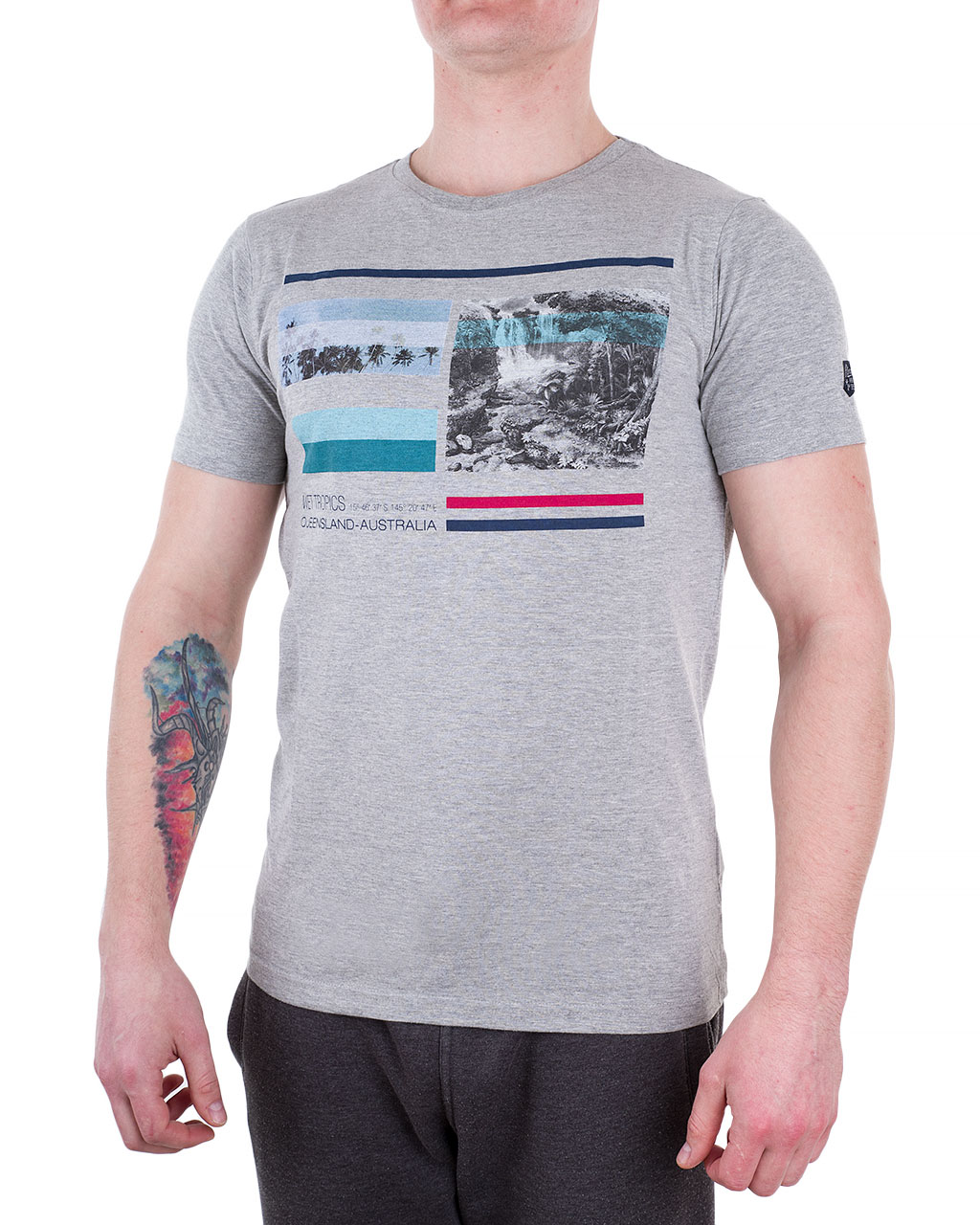 

Футболка чоловіча E-BOUND (138587-сер./9) Сірий, Футболка чоловіча E-BOUND (138587-сер./9) Сірий XL