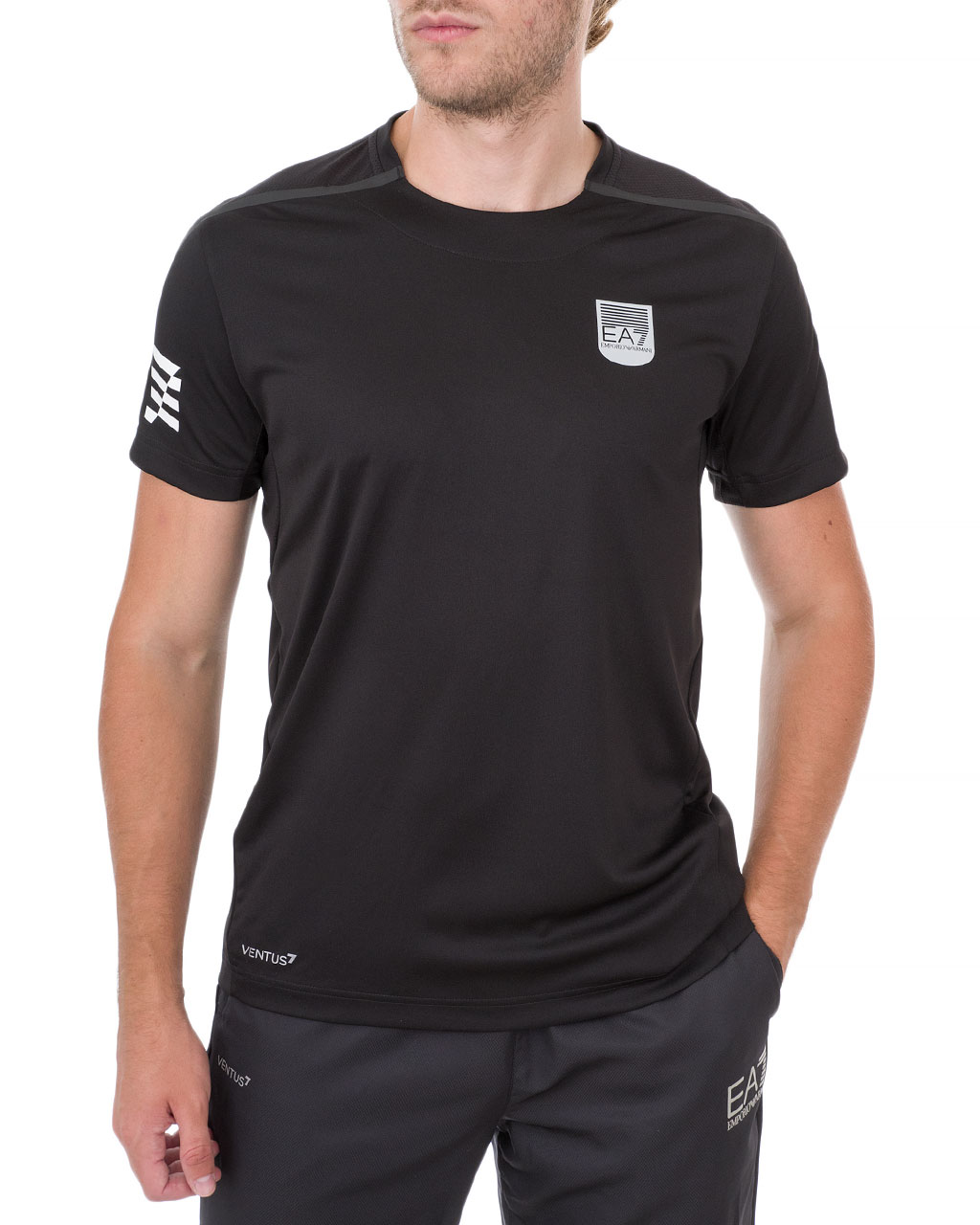 

Футболка чоловіча ARMANI EA7 (3GPT46-PJH6Z-1200/92-1) Чорний XL