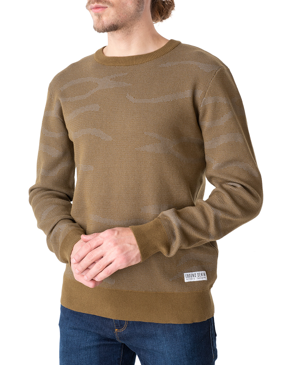 

Джемпер чоловічий E-BOUND (146565-militari olive/20-21) Оливковий XXL