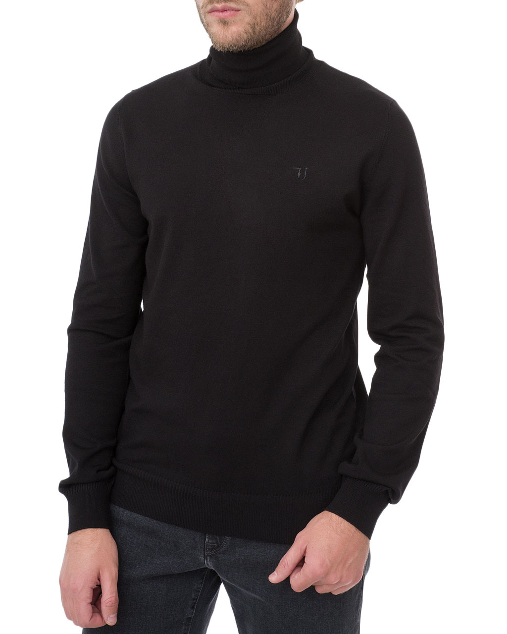 

Гольф чоловічий TRUSSARDI JEANS (52M00233-OF000433-K299/19-20) Чорний XXL