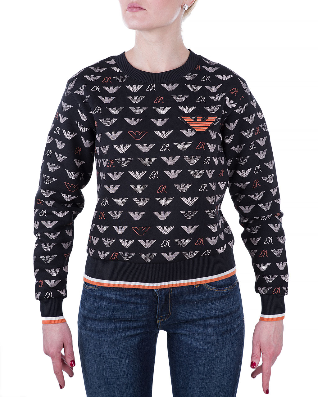 

Джемпер жіночий EMPORIO ARMANI (6Z2M68-2J31Z-F002/8-93) Чорний 40