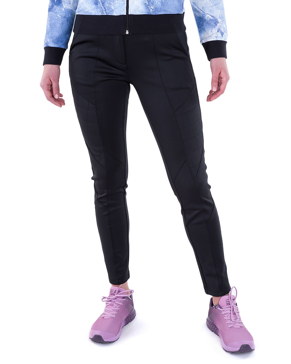 

Штани спортивні жіночі ARMANI EA7 (282114-601-00020/15-16) Чорний XS