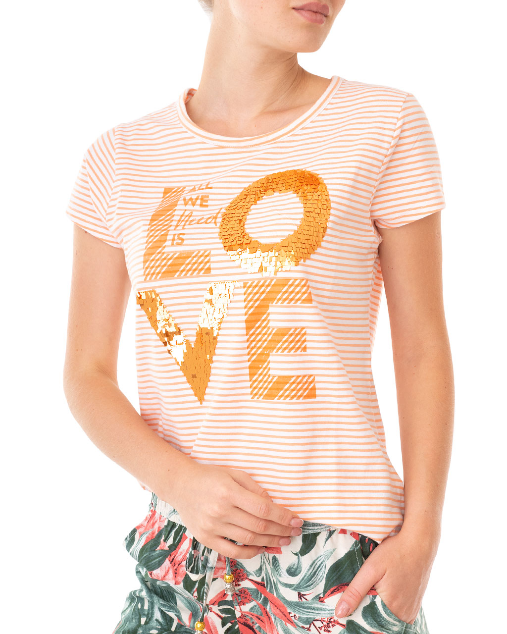 

Футболка жіноча EMOI (145570-orange blayzer/20-2) Білий, Футболка жіноча EMOI (145570-orange blayzer/20-2) Білий S