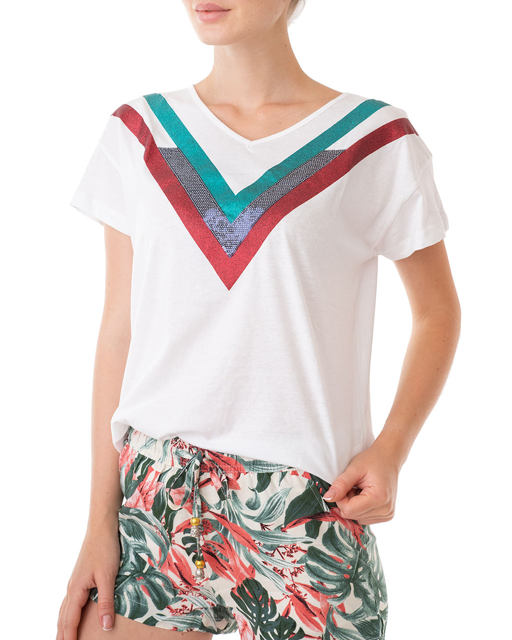 

Футболка жіноча EMOI (145645-optical white/20-2) Білий, Футболка жіноча EMOI (145645-optical white/20-2) Білий S