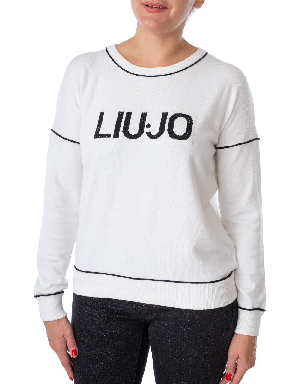 

Джемпер жіночий LIU JO (TF0102-MA10L-03009/20-21-2) Білий XS