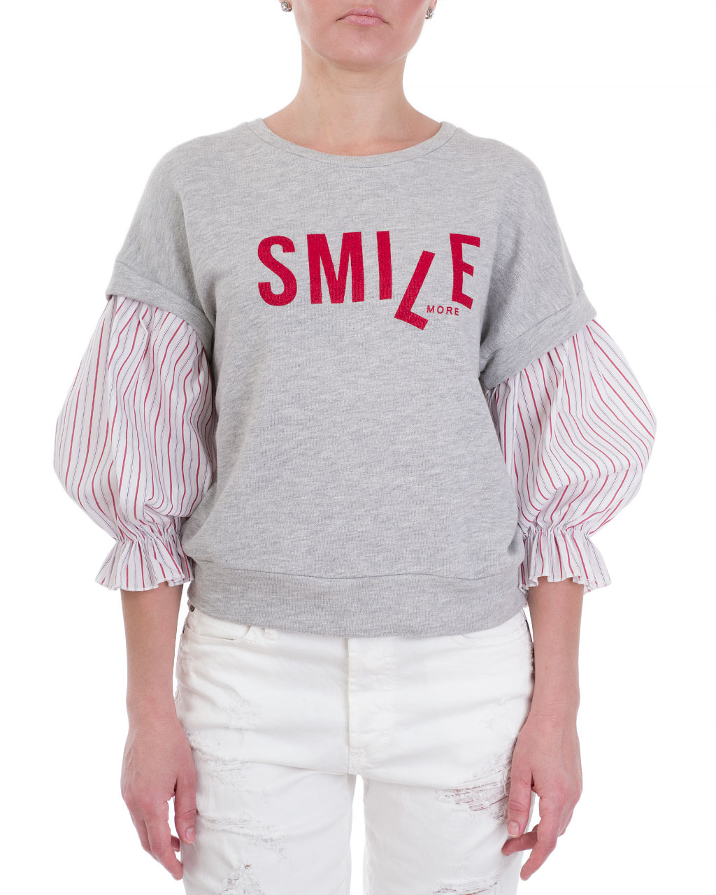 

Джемпер жіночий MISS MISS (CFC0039508004/8) Сірий XS