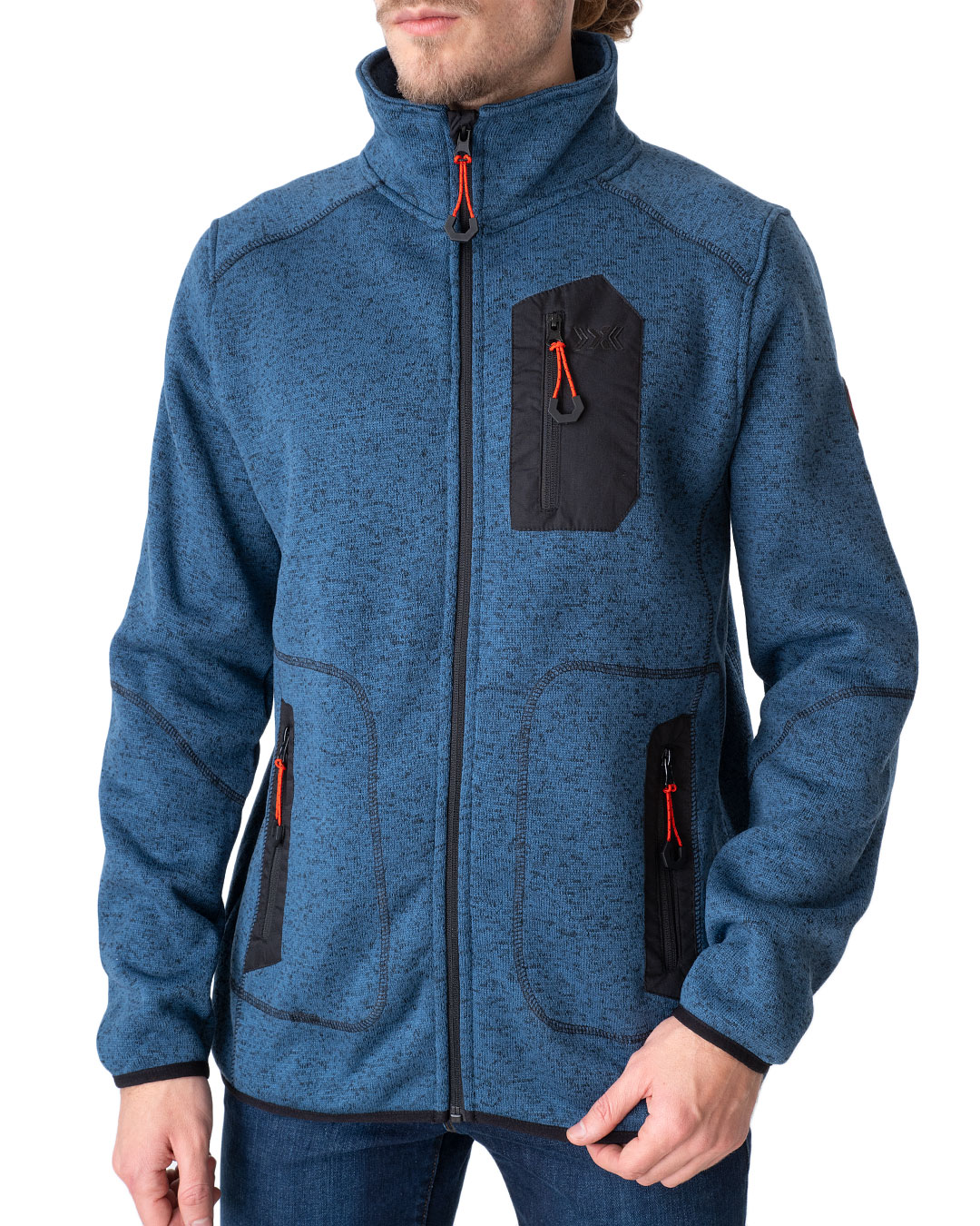 

Толстовка чоловіча X-PEAK (141668-blue melange/20-21) Синій XXL